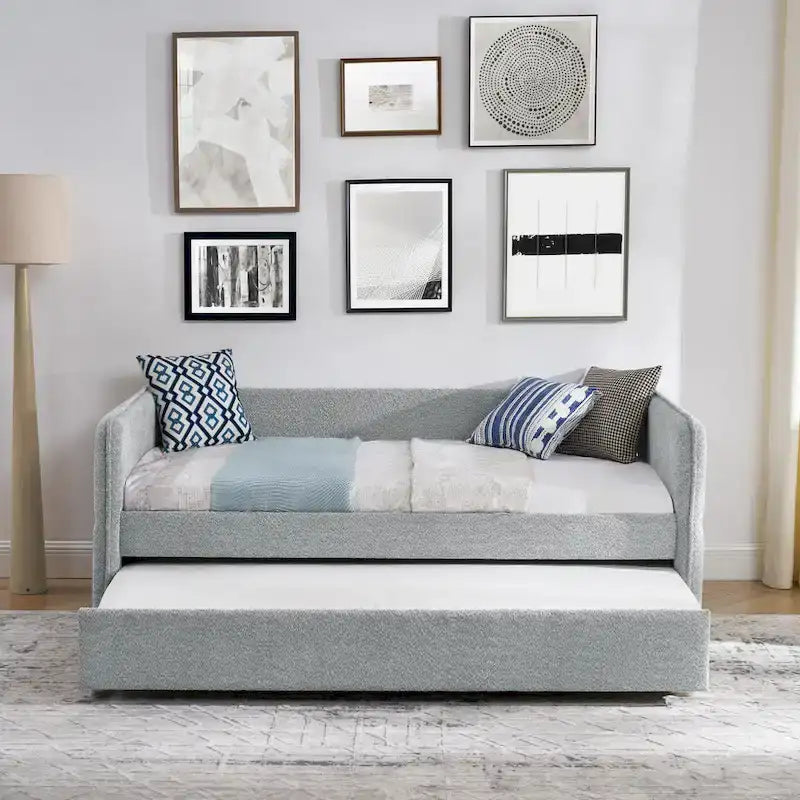 Modern Style Daybed with Trundle