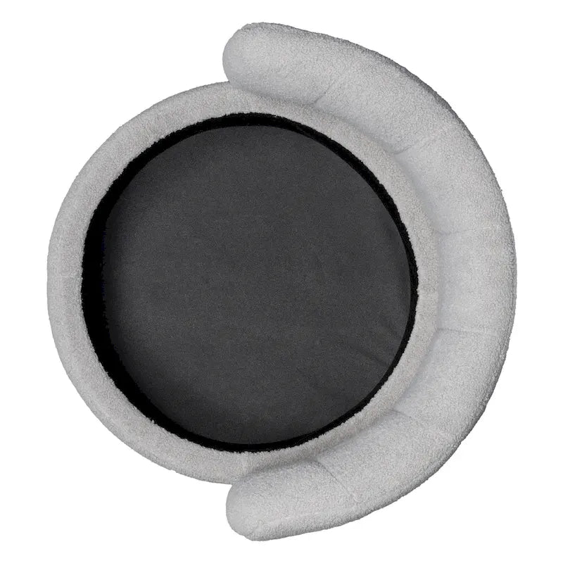 Fabric Swivel Accent Chair wStorage Space,for Living Room,Gray