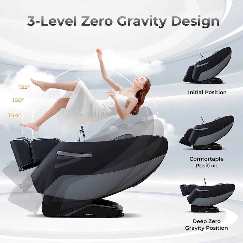 Zero Gravity Track Full Body Massage Chair with Waist