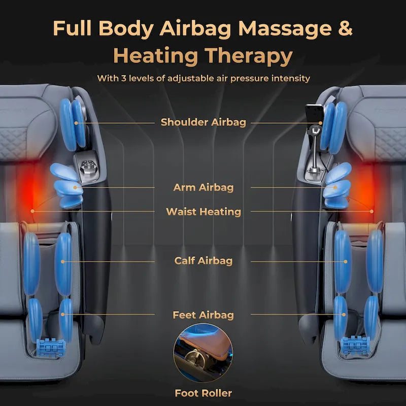 Zero Gravity Track Full Body Massage Chair with Waist