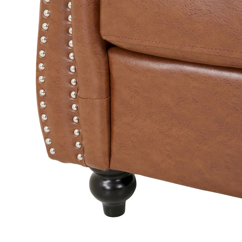 A Sense of Sophistication PU Tufted Accent Chair
