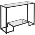 Modern Tempered Glass Console Table Entryway Porch