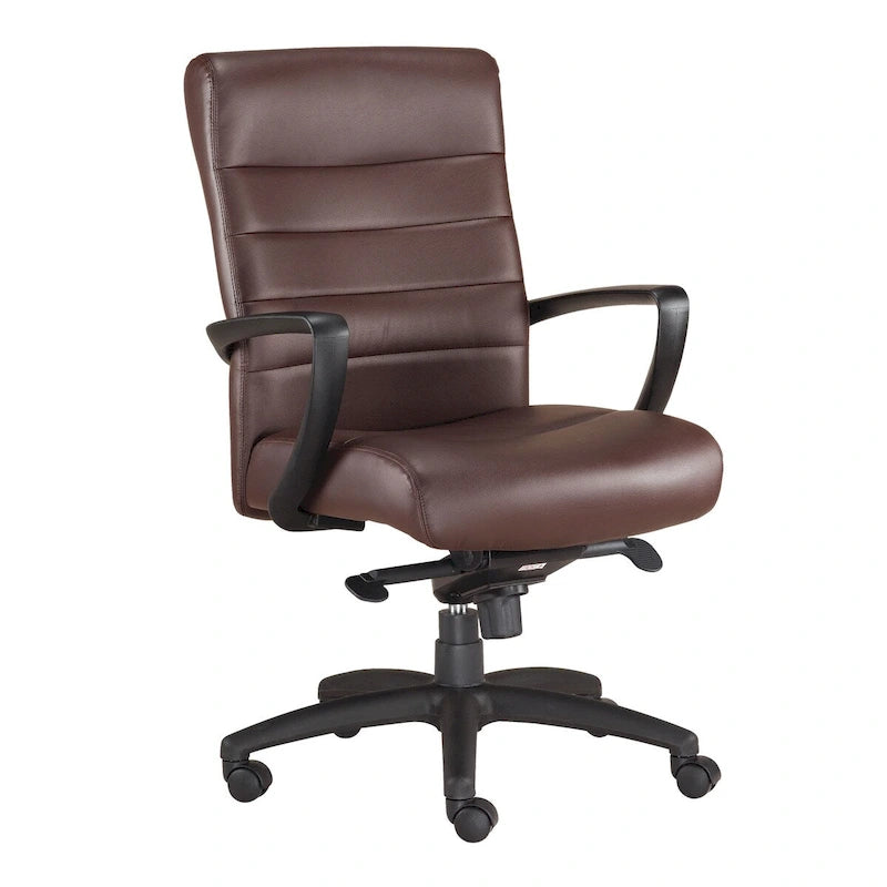 Modern Dark-Toned Style Leather Executive Chair