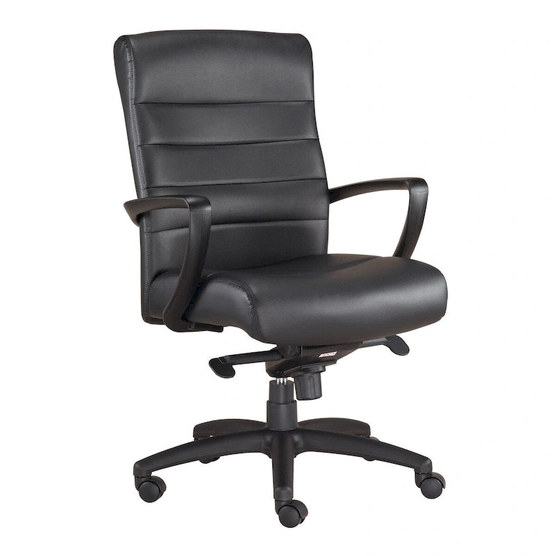 Modern Dark-Toned Style Leather Executive Chair