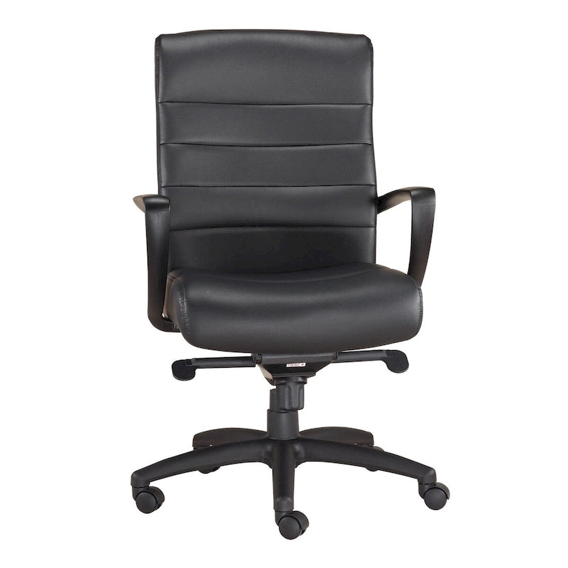 Modern Dark-Toned Style Leather Executive Chair