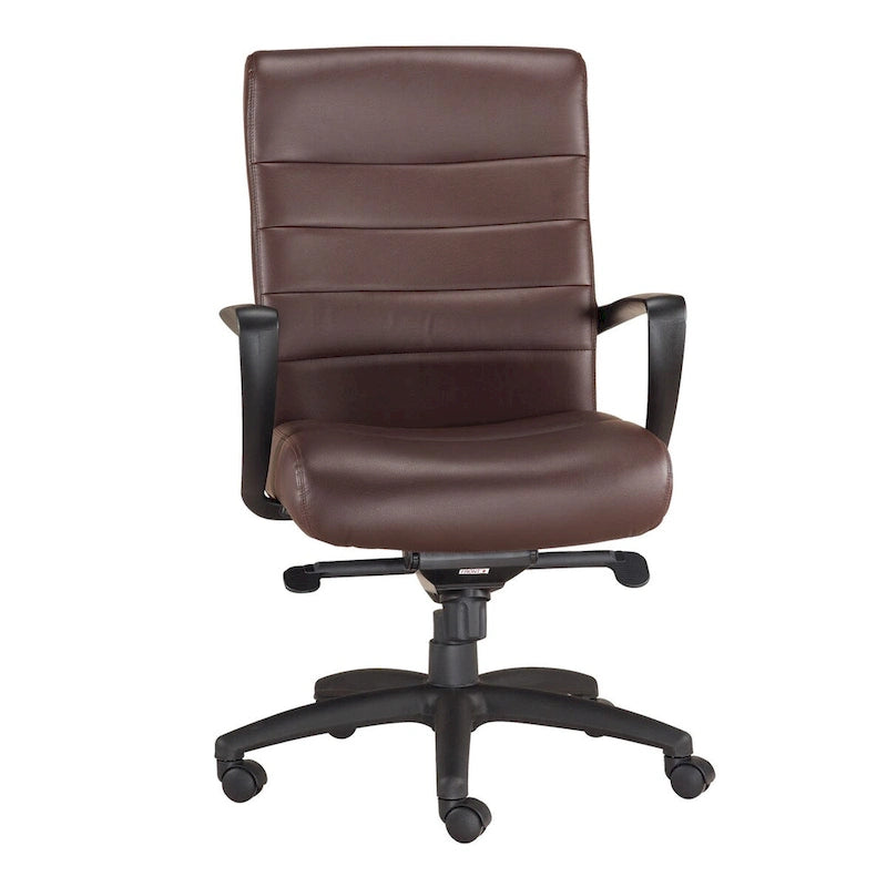 Modern Dark-Toned Style Leather Executive Chair