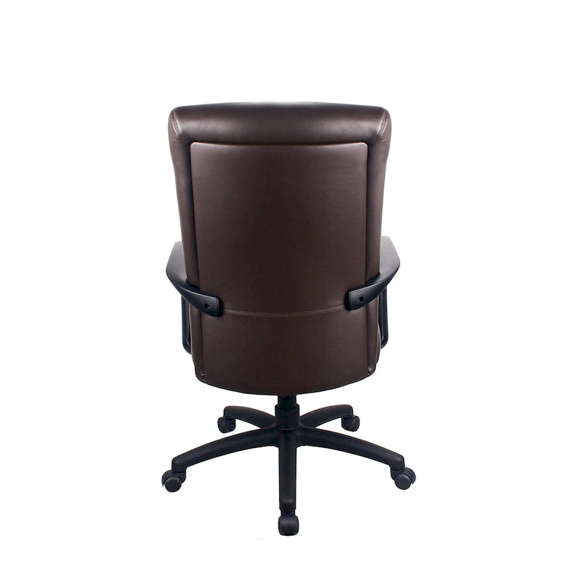 Modern Dark-Toned Style Leather Executive Chair