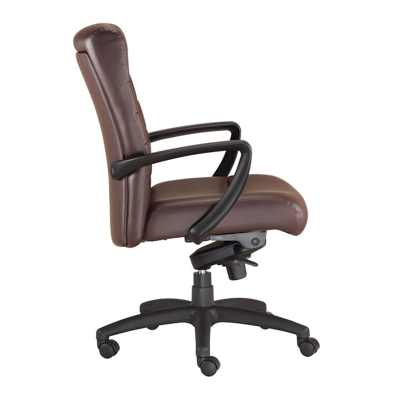 Modern Dark-Toned Style Leather Executive Chair