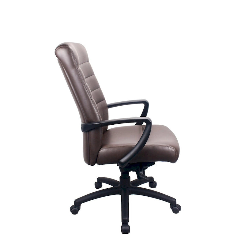 Modern Dark-Toned Style Leather Executive Chair