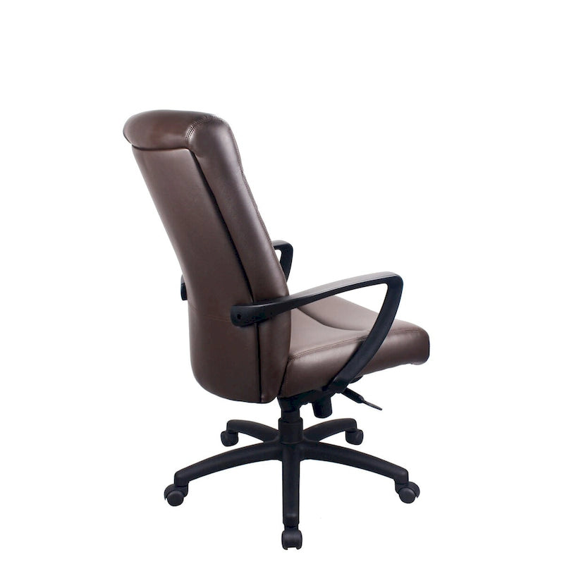 Modern Dark-Toned Style Leather Executive Chair