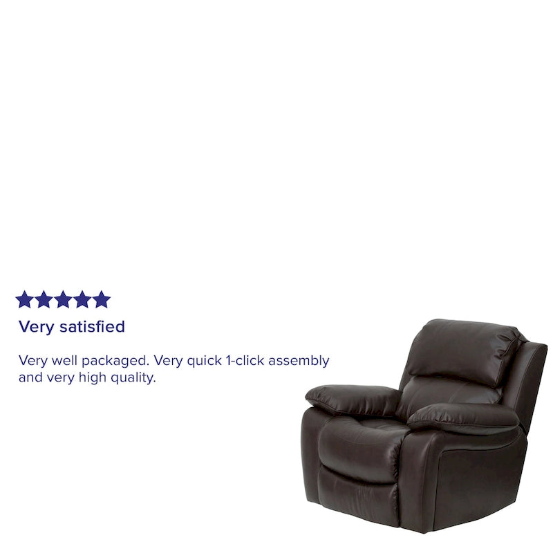 Sophisticated Dark Tones Rocker Recliner