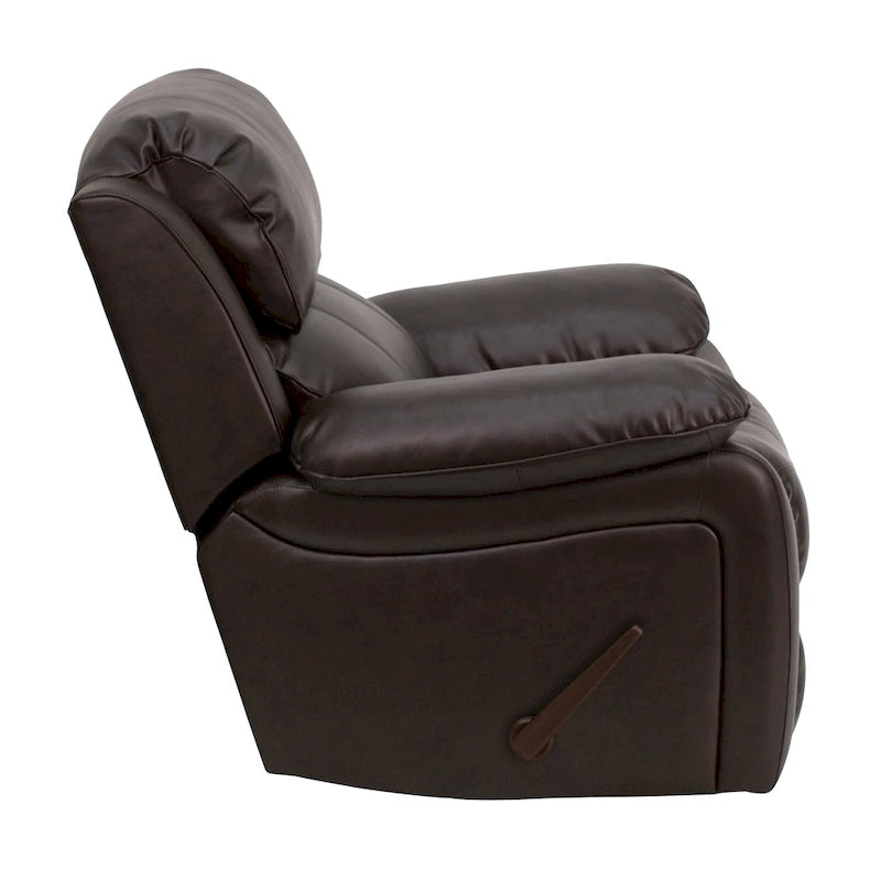 Sophisticated Dark Tones Rocker Recliner