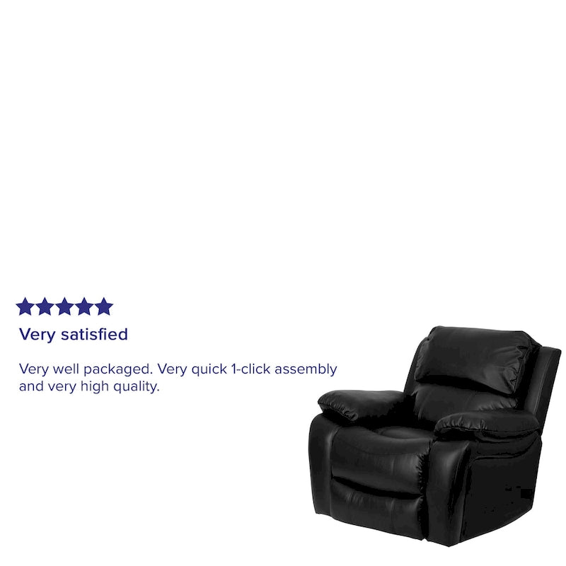 Sophisticated Dark Tones Rocker Recliner