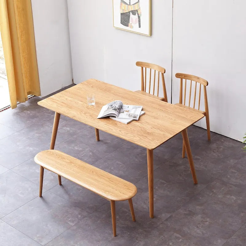 Natural Oak Wood for Dining Bench